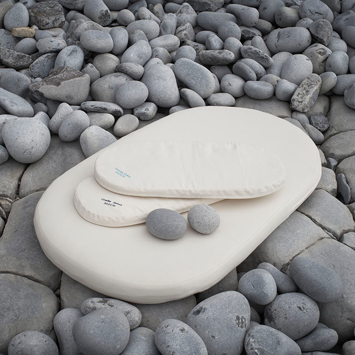 Pebble top crib mattress