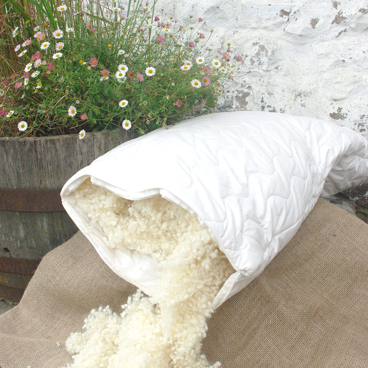 Organic Wool Pillow Pair - Abaca Mattresses