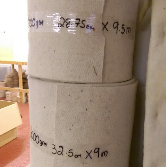 Organic wool off cuts