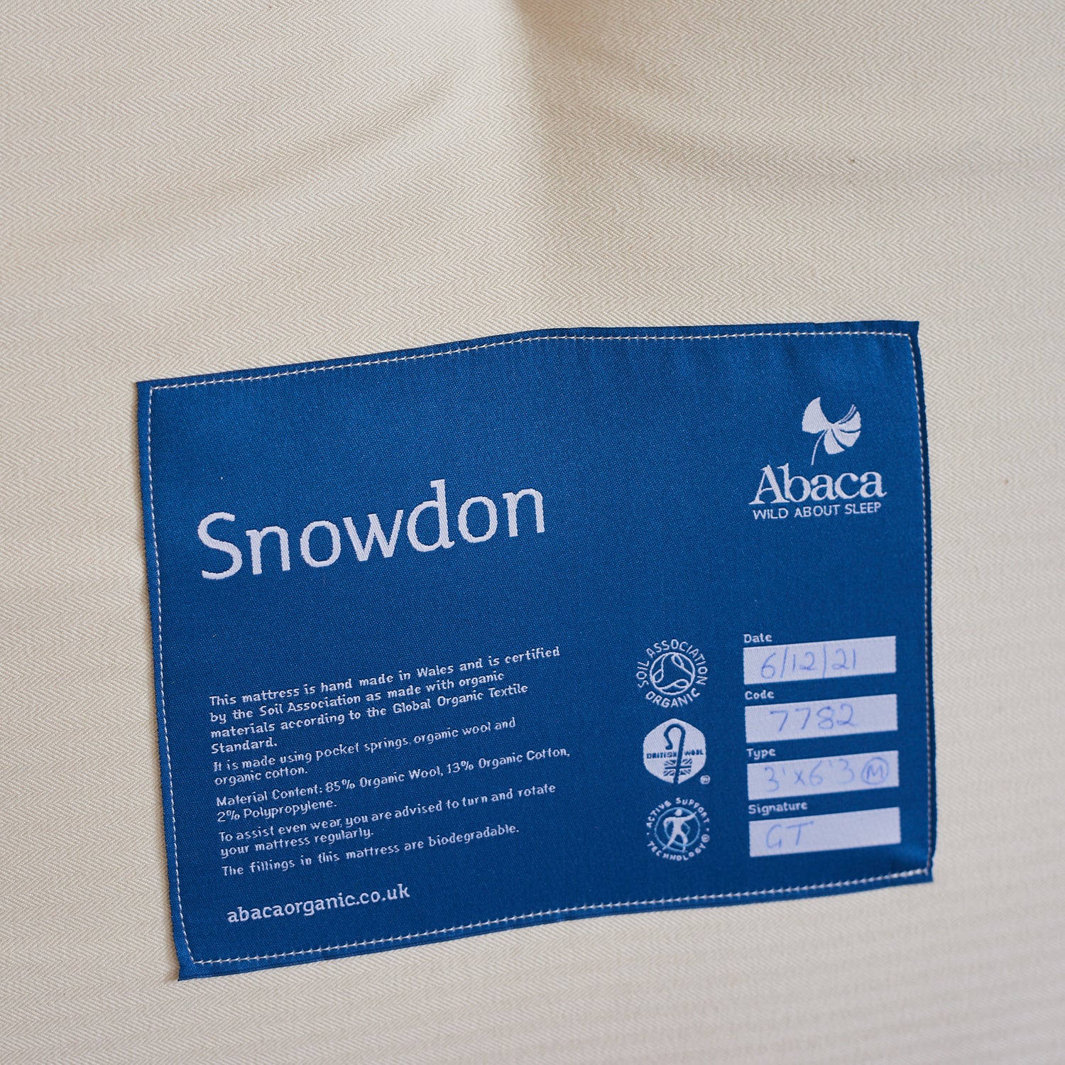 Snowdon - Abaca Mattresses